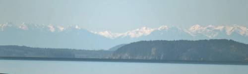 View of Olympics to the Southwest